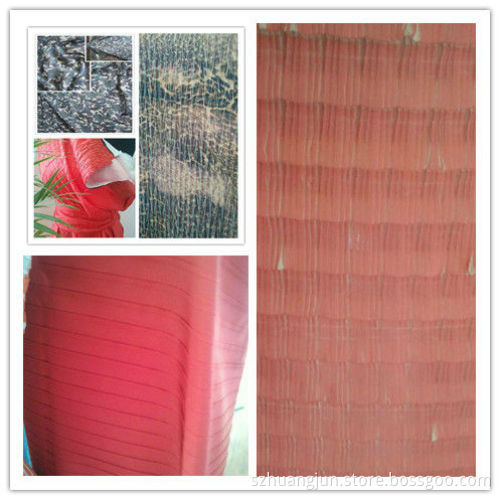 100% polyester embossing print fabric